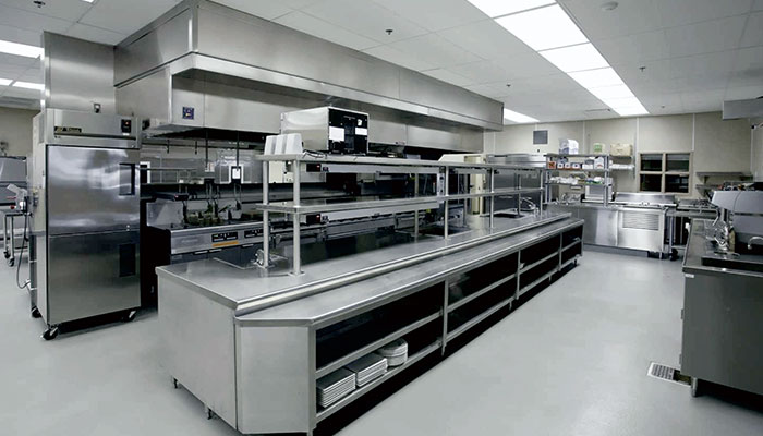 湖北熊猫体育的整体厨房