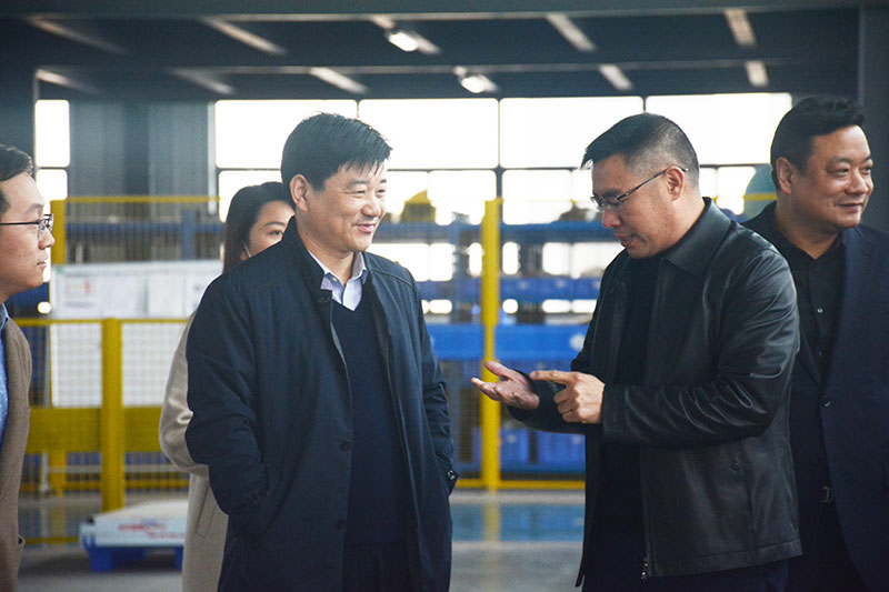 市科协张书记、市政协李主任、市公共资源交易中心李主任一行莅临我司检查指导工作！