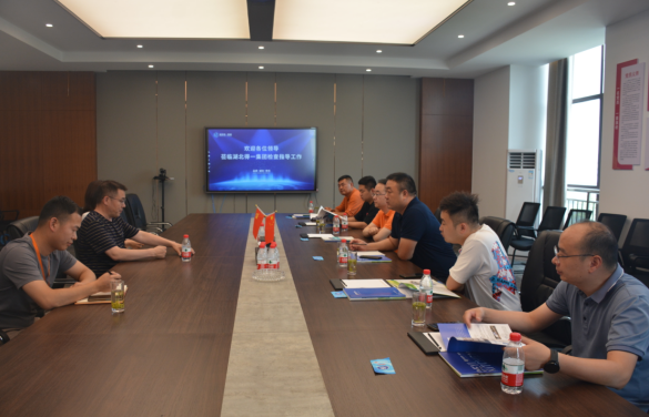 武汉网信安全技术有限公司霍总一行参观考察